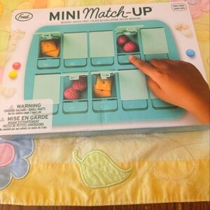 Mini Match-up By Genuine Fred Memory Snack Tray Ages 3+ New